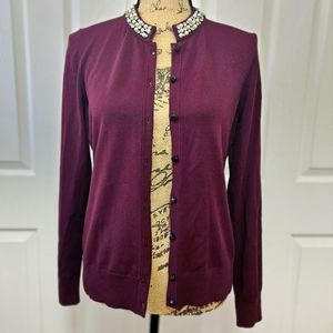 NWOT Ann Taylor sz M Jeweled Sweater